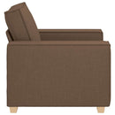 sofastol brun 100x78x84 cm stof