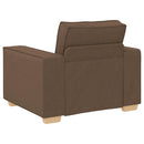 sofastol brun 100x78x84 cm stof