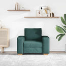 sofastol mørkegrøn 100x78x84 cm stof