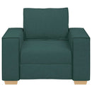 sofastol mørkegrøn 100x78x84 cm stof