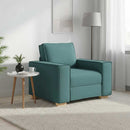 sofastol mørkegrøn 100x78x84 cm stof