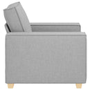 Sofastol Skygrå 100x78x84 cm Stof