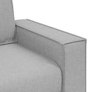Sofastol Skygrå 100x78x84 cm Stof