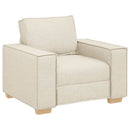 sofastol i hør 100x78x84 cm