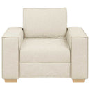 sofastol i hør 100x78x84 cm
