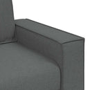 2-personers sofa mørkegrå 160x78x84 cm stof