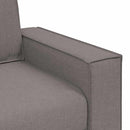 2-personers sofa taupe 160x78x84 cm stof