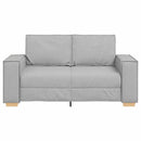 2-personers sofa skygrå 160x78x84 cm stof