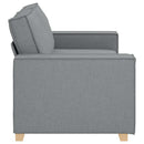 2-personers sofa lysegrå 180x78x84 cm stof