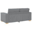 2-personers sofa lysegrå 180x78x84 cm stof
