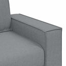2-personers sofa lysegrå 180x78x84 cm stof