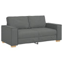 2-personers sofa mørkegrå 180x78x84 cm stof