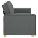2-personers sofa mørkegrå 180x78x84 cm stof