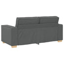 2-personers sofa mørkegrå 180x78x84 cm stof