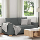 2-personers sofa mørkegrå 180x78x84 cm stof