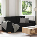 2-personers sofa sort 180x78x84 cm stof
