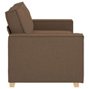 2-personers sofa brun 180x78x84 cm stof