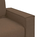 2-personers sofa brun 180x78x84 cm stof