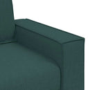 2-personers sofa mørkegrøn 180x78x84 cm stof