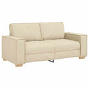 2-personers sofa cremefarvet 180x78x84 cm stof