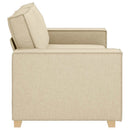 2-personers sofa cremefarvet 180x78x84 cm stof
