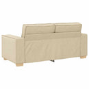 2-personers sofa cremefarvet 180x78x84 cm stof
