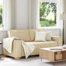 2-personers sofa cremefarvet 180x78x84 cm stof