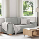 2-personers sofa skygrå 180x78x84 cm stof