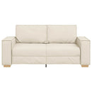 2-personers sofa i linned 180x78x84 cm