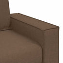 3-personers sofa Brun 220 cm Stof