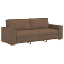 3-personers sofa Brun 220 cm Stof