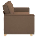 3-personers sofa Brun 220 cm Stof