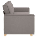 3-personers sofa Gråbrun 220 cm Stof