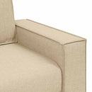3-personers sofa Creme 220 cm Stof