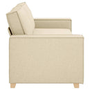 3-personers sofa Creme 220 cm Stof