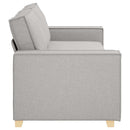3-personers sofa skygrå 220x78x84 cm stof