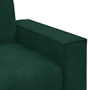 sofastol 100x78x84 cm fløjl lysegrøn