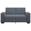 2-personers sofa 160x78x84 cm velour mørkegrå
