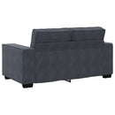 2-personers sofa 160x78x84 cm velour mørkegrå