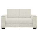 2-personers sofa 160x78x84 cm velour cremefarvet