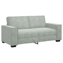 2-personers sofa 180x78x84 cm fløjl lysegrå