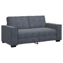2-personers sofa 180x78x84 cm fløjl mørkegrå