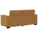 2-personers sofa 180x78x84 cm fløjl brun