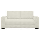 2-personers sofa 180x78x84 cm velour cremefarvet