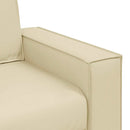 Sofa Stol Creme 100 cm Faux læder