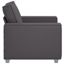 Sofa Stol Grå 100 cm Faux læder