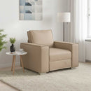 Sofa Stol Cappuccino 100 cm Faux læder