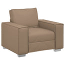 Sofa Stol Cappuccino 100 cm Faux læder