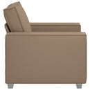 Sofa Stol Cappuccino 100 cm Faux læder