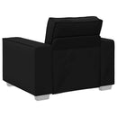 Sofa Stol Sort 100 cm Faux læder
